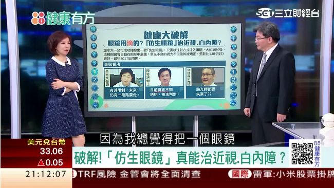 滴的仿生眼鏡？滴眼藥水治白內內障？