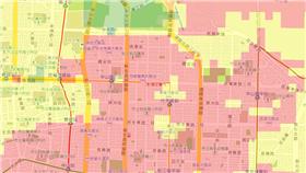 土壤液化潛勢圖　圖／翻攝自土壤液化潛勢區查詢系統