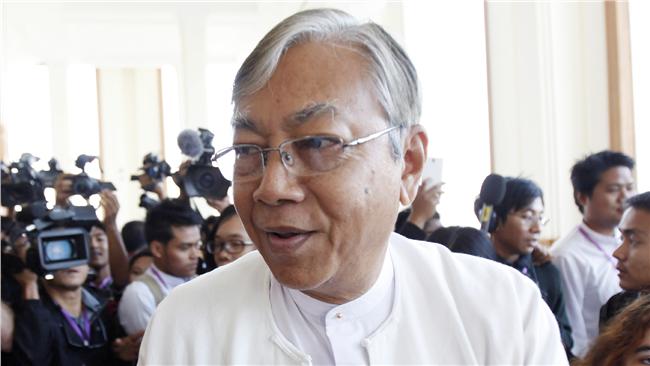 翁山蘇姬親信碇喬　當選緬甸總統