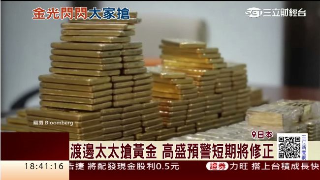 BOJ負利率滿月　渡邊太太搶買黃金