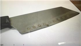 菜刀（警方提供）