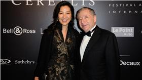 楊紫瓊和其丈夫陶德（Jean Todt）（資料照／美聯社／達志影像）