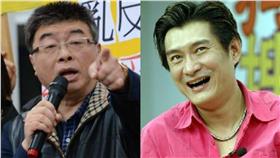 邱毅,兩面台商,黃安,爭議▲合成圖／翻攝自郁慕明臉書、互動百科