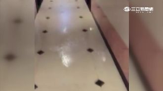 消防工程出包　知名商旅走道淹大水