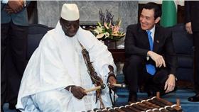 馬英九、外交、甘比亞、甘比亞總統賈梅（圖／總統府提供）