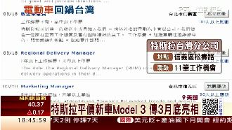 特斯拉回來了！　分公司落腳在信義區