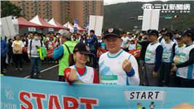 陳國恩，郭韋齊，萬金石國際馬拉松（圖／翻攝畫面）
