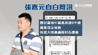 張嘉元自白爆料「5千億黨產在海外」