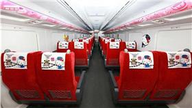 ▲新太魯閣Hello Kitty彩繪列車今天首航。（圖／fun臺鐵）