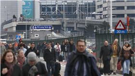 比利時布魯塞爾機場爆炸（圖／路透社／達志影像）