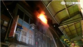 新北市三重區六張街火警現場（翻攝畫面）