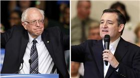 桑德斯,克魯茲 （圖／美聯社／達志影像）