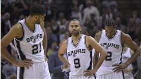 馬刺,Kawhi Leonard,Tim Dunan,Tony Parker(ap)