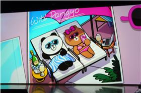 LINE,熊大,妹妹,貼圖,發表會,角色▲圖／中央社提供