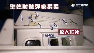 聖德財號彈痕累累　子彈瞄準船長室