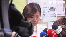 藍委王育敏今（28）日呼籲速修刑法271-1 隨機殺童者應處死刑，她受訪時也難過落淚。