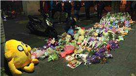 民眾獻花 隨機殺童 內湖