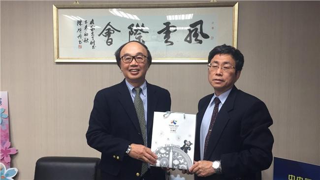 北市府拜會氣象局　談世大運資訊合作