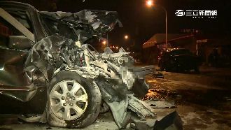 疑疲勞駕駛　休旅車逆向撞釀1死4傷