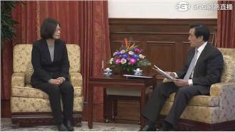 馬英九喊好久不見　蔡英文神回這句話