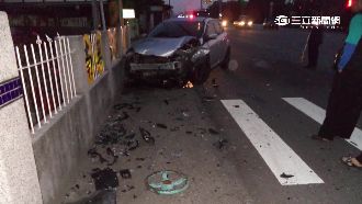 又是酒駕肇事　一頭撞上「阿彌陀佛」