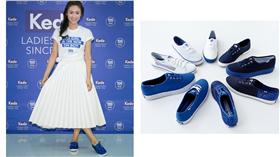 Sandy,吳姍儒,Keds,帆布鞋▲圖／廠商提供