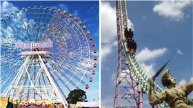 劍湖山,義大 （合成圖／翻攝自劍湖山世界、義大遊樂世界臉書）