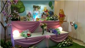 小燈泡追思會場已布置完成（攝影／記者楊忠翰）馬賽克版