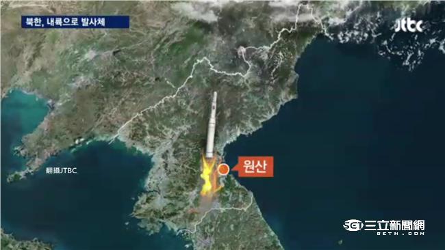 北韓發射導彈　嗆中美日韓核峰會