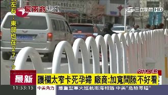 孕婦脖子卡護欄慘死　廠商：加寬不好