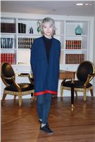 王菲和前夫竇唯所生的女兒竇靖童，今在台舉行首張英文創作專輯《Stone Cafe》記者會。（圖／攝影邱榮吉）