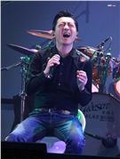 音樂人劉天健音樂追思會，哈林演唱「男人哭吧不是罪」。（圖/攝影邱榮吉）