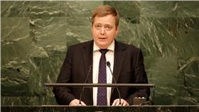 冰島總理甘勞格森（Sigmundur Gunnlaugsson）圖／美聯社／達志影像