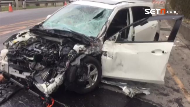 疑車速快撞對向車　6人送醫意識清楚