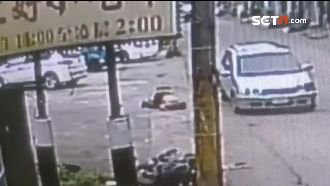 貨車擋住視線　阿婆騎車左轉遭撞飛