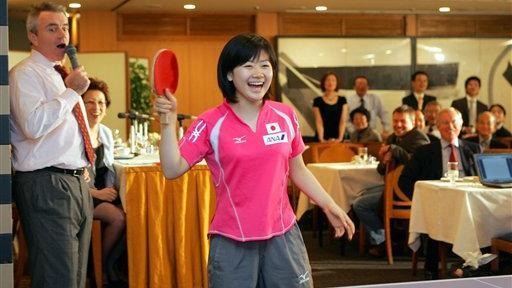 日台桌球國手　譜出異國戀情