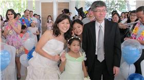 洗腎少女蘇霈涵圓夢披婚紗 
圖／中央社提供
