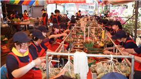 大甲媽祖,鎮瀾宮,志工,素粽（圖／中央社）