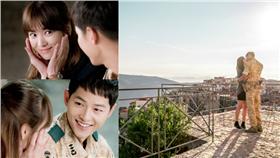 合成圖／翻攝自KBS太陽的後裔官網