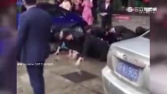 公司業績不理想　罰員工集體狗爬遊街