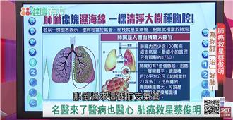 肺癌救星蔡俊明　零距離解惑觀眾問題