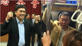 郝龍斌,柯文哲-合成圖／翻攝自郝龍斌、柯文哲臉書