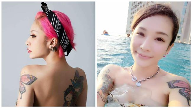 梁云菲誤按快門　巨乳美照噴發