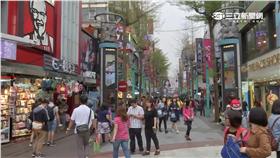 台北市西門町逛街人潮