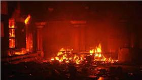 印度廟火警　圖／翻攝自Twitter