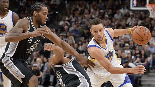 Kawhi Leonard,Stephen Curry(圖／美聯社／達志影像)
