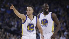 Stephen Curry,Draymond Green(ap)