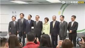 0412林全第二波內閣記者會大合照_行政院秘書長陳美伶,工程會主委吳宏謀,國發會主委陳添枝,法務部長邱太三,環保署長李慶元,農委會主委曹啟鴻,勞動部長郭芳煜