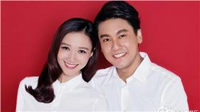 ▲朱孝天、韓雯雯。（圖／翻攝自朱孝天微博）