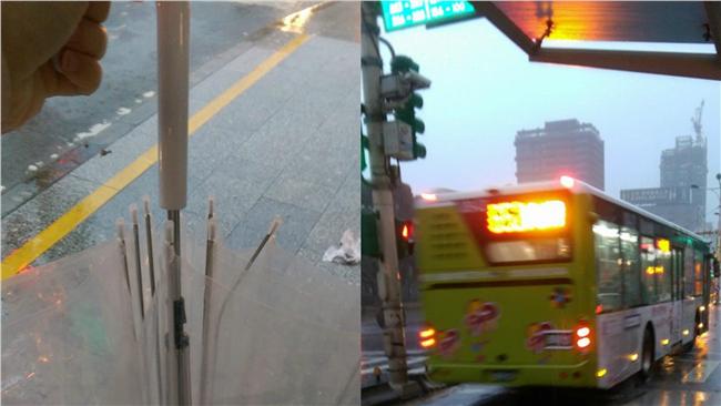 網友搭公車遇大雨　司機堅持遞傘暖爆